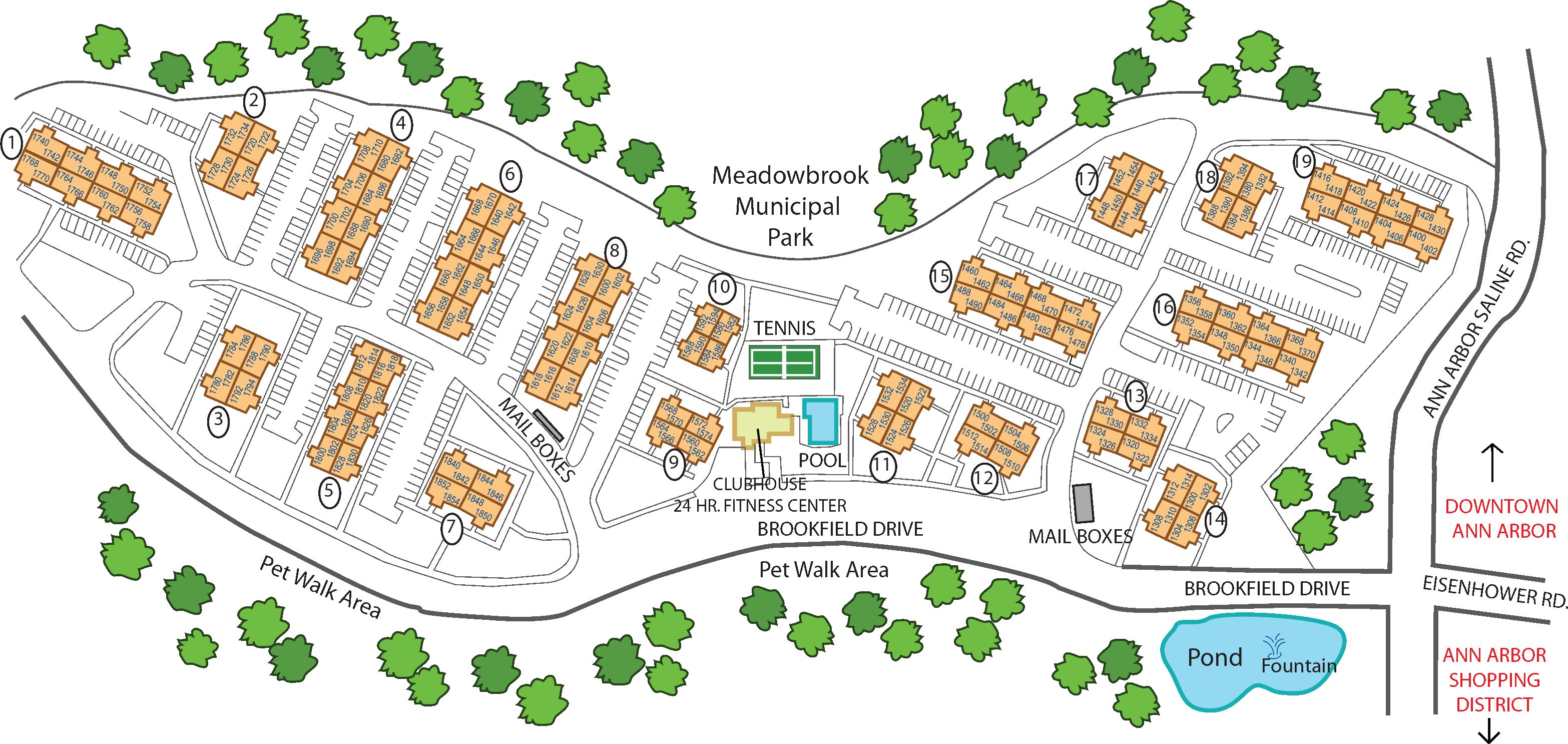 Meadowbrook Village Apartments Ann Arbor, Michigan McKinley
