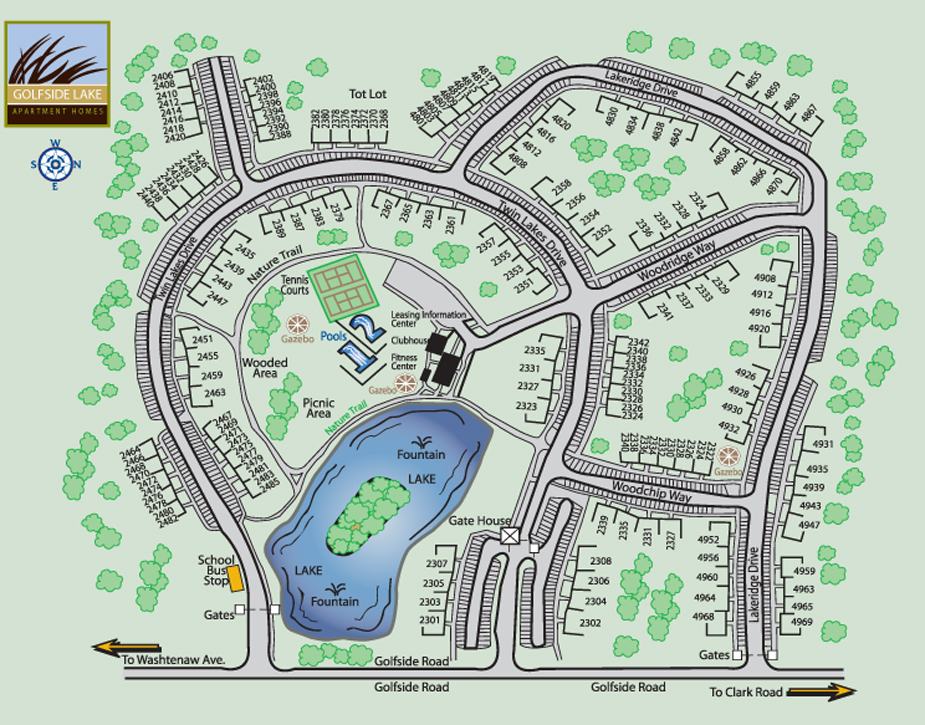 Golfside Lake Apartments Apartments Apartments in Ypsilanti, Michigan