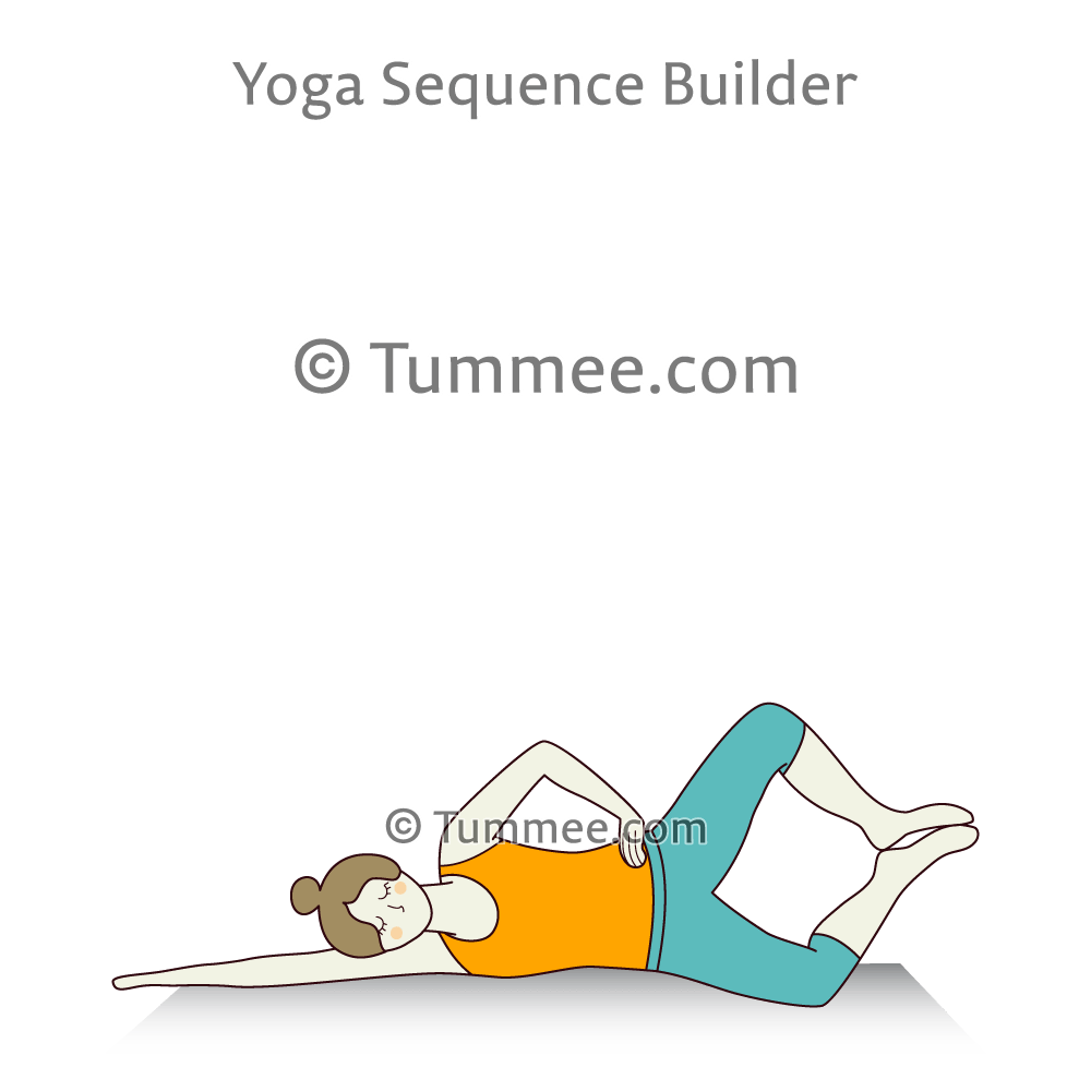 Clam Shell Pose Feet Raised Yoga Yoga Sequences, Benefits, Variations