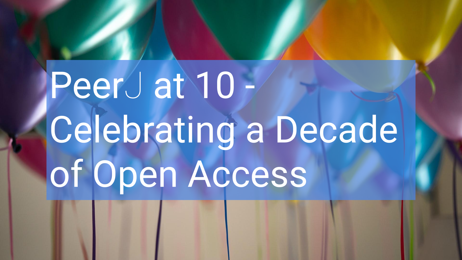 Open Access PeerJ Blog