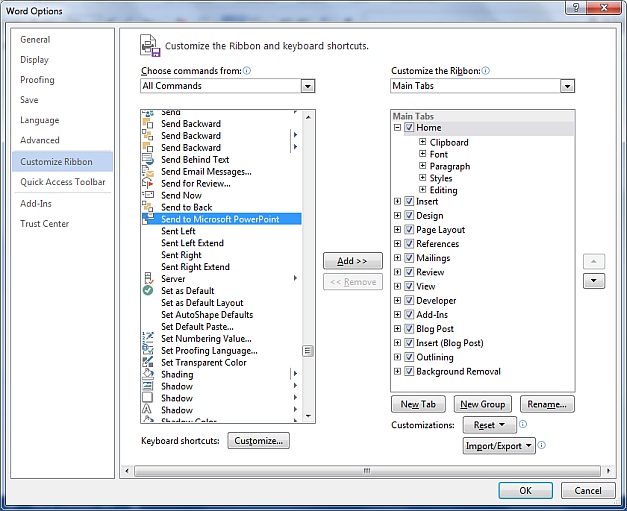 How To Send A Word Document To PowerPoint As Slides