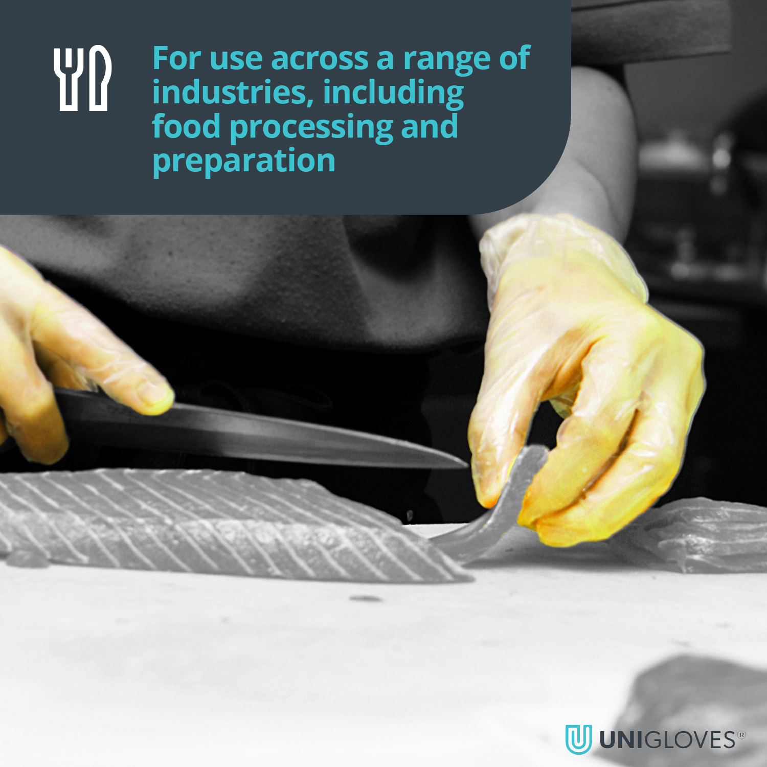 Unicare Soft Yellow Vinyl Gloves Unigloves