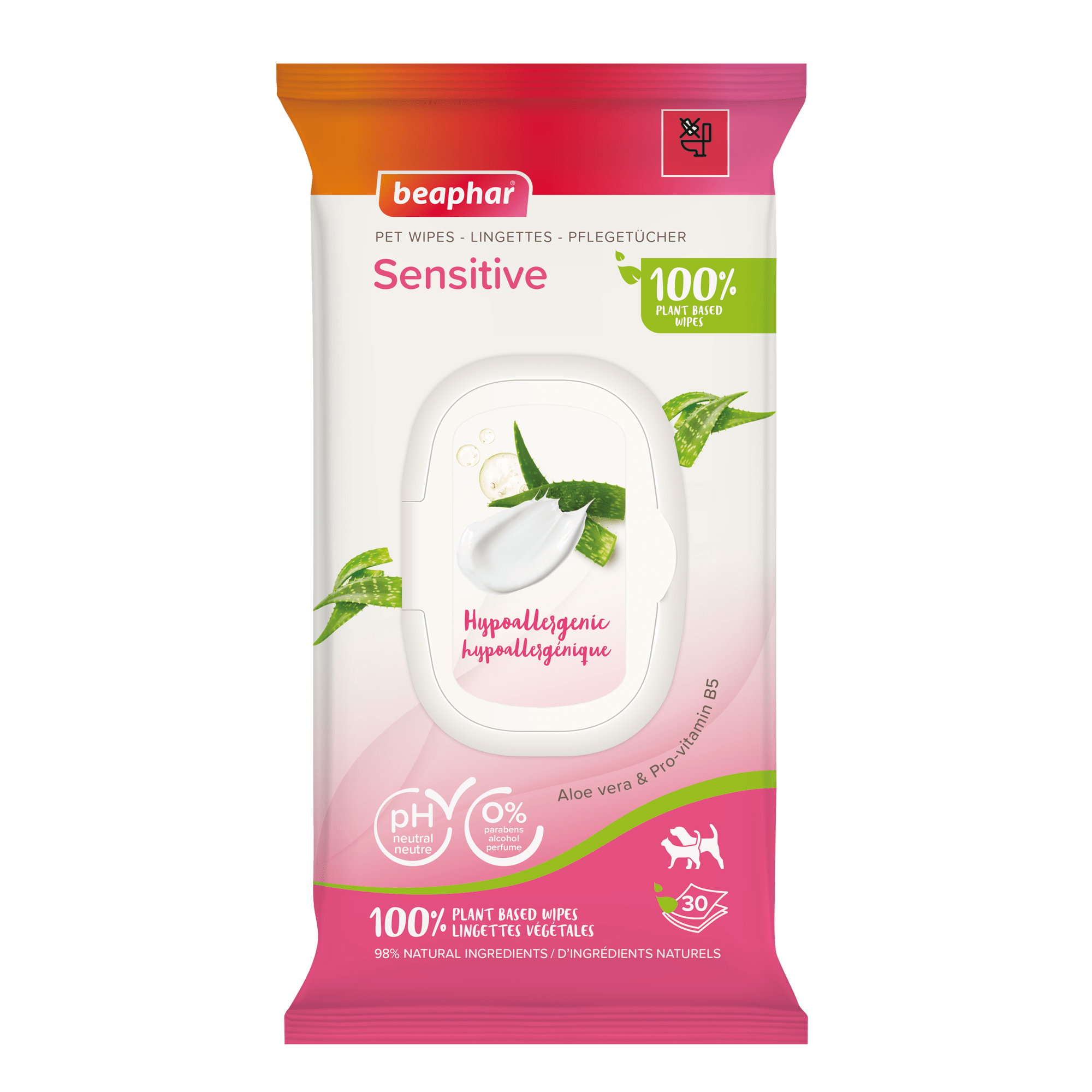 Beaphar Pet Wipes Sensitive 30pcs Beaphar