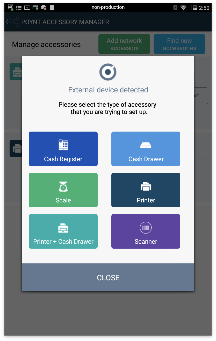 How do I connect a network accessory? Poynt Help Center