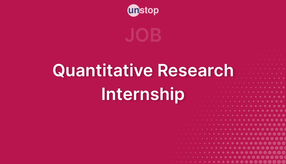 Quantitative Research Intern by Morningstar, Inc.! // Unstop