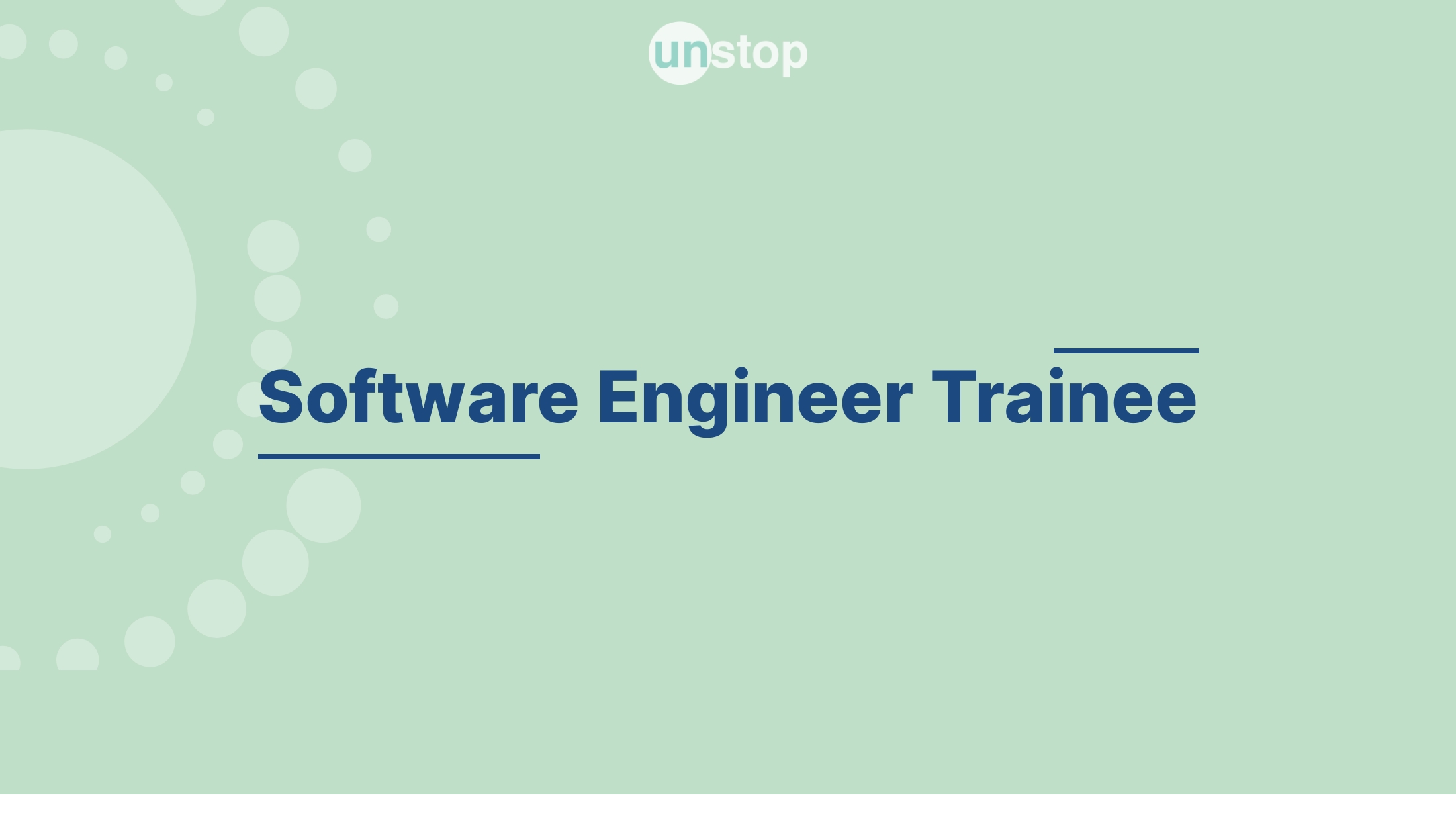 Software Engineer Trainee by Monotype Solutions India Private Limited