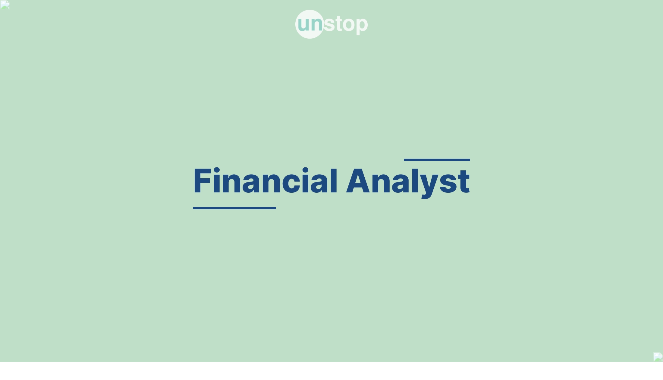 Financial Analyst by Hewlett Packard! // Unstop