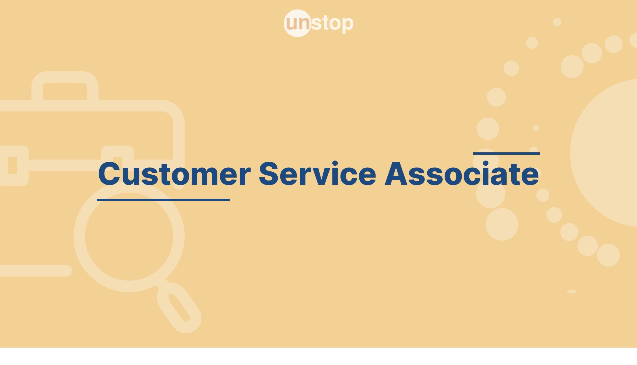 Customer Service by Digitech Sols! // Unstop