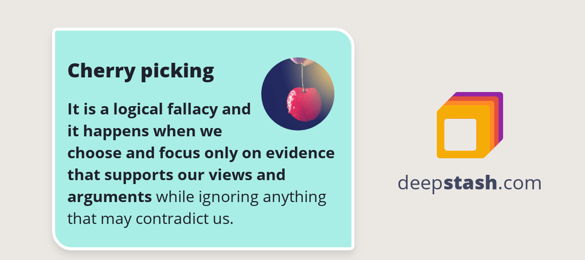 Cherry picking Deepstash