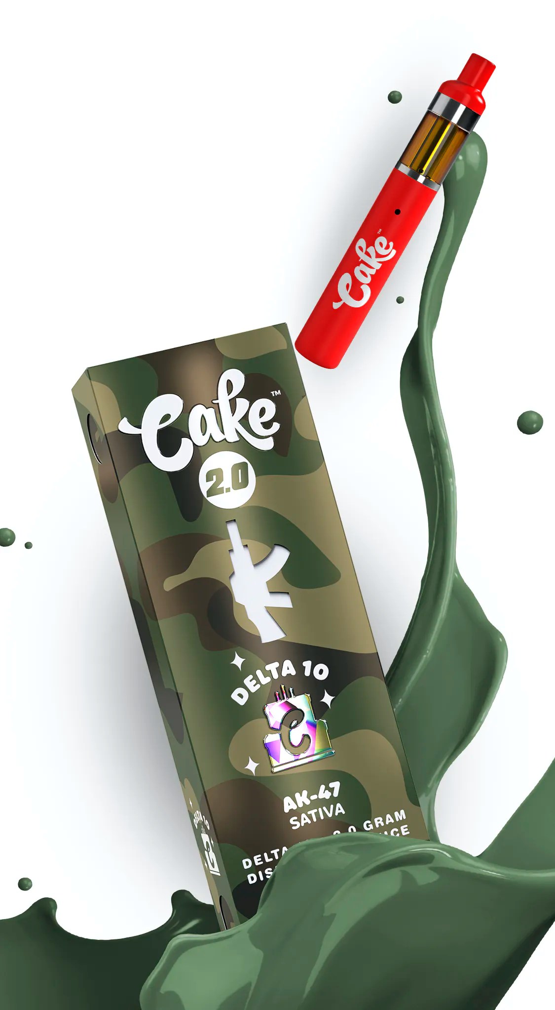 Image of Cake 2.0 Delta10 Disposables (2g)