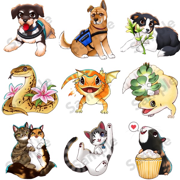 Turn Your Pets into Cute Cartoons Artists&Clients