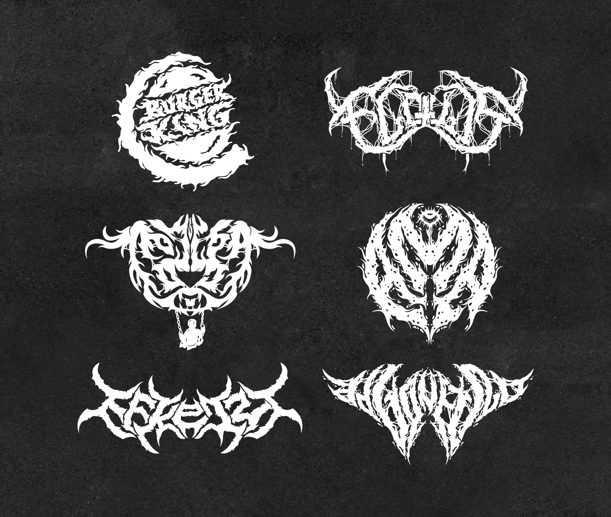 Death Metal Logo Custom Artists&Clients