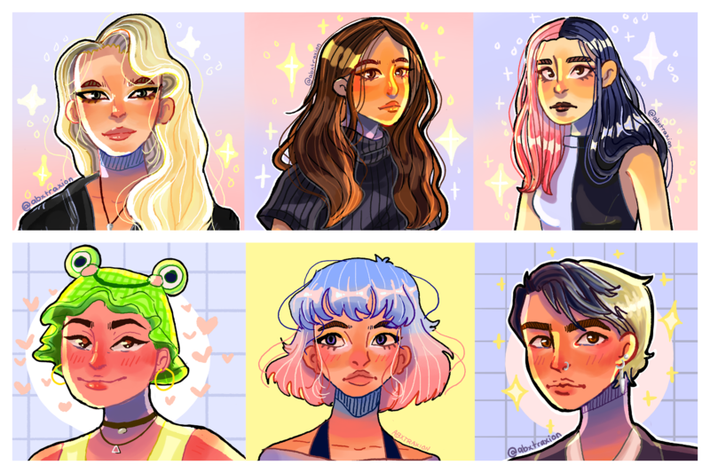 Portraits Headshot/Bust Artists&Clients