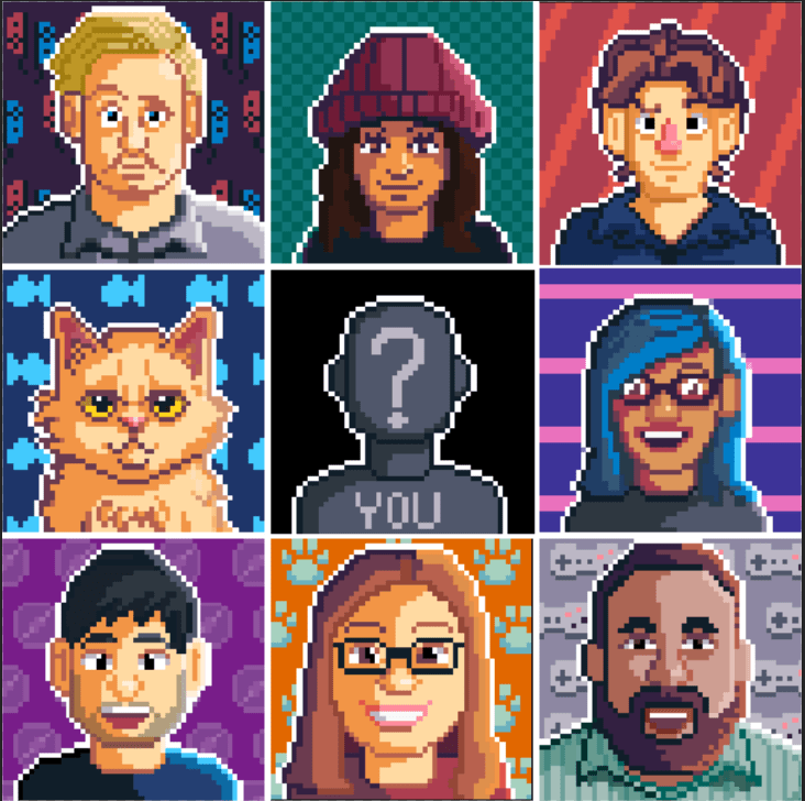 Pixel Art Portrait Artists&Clients