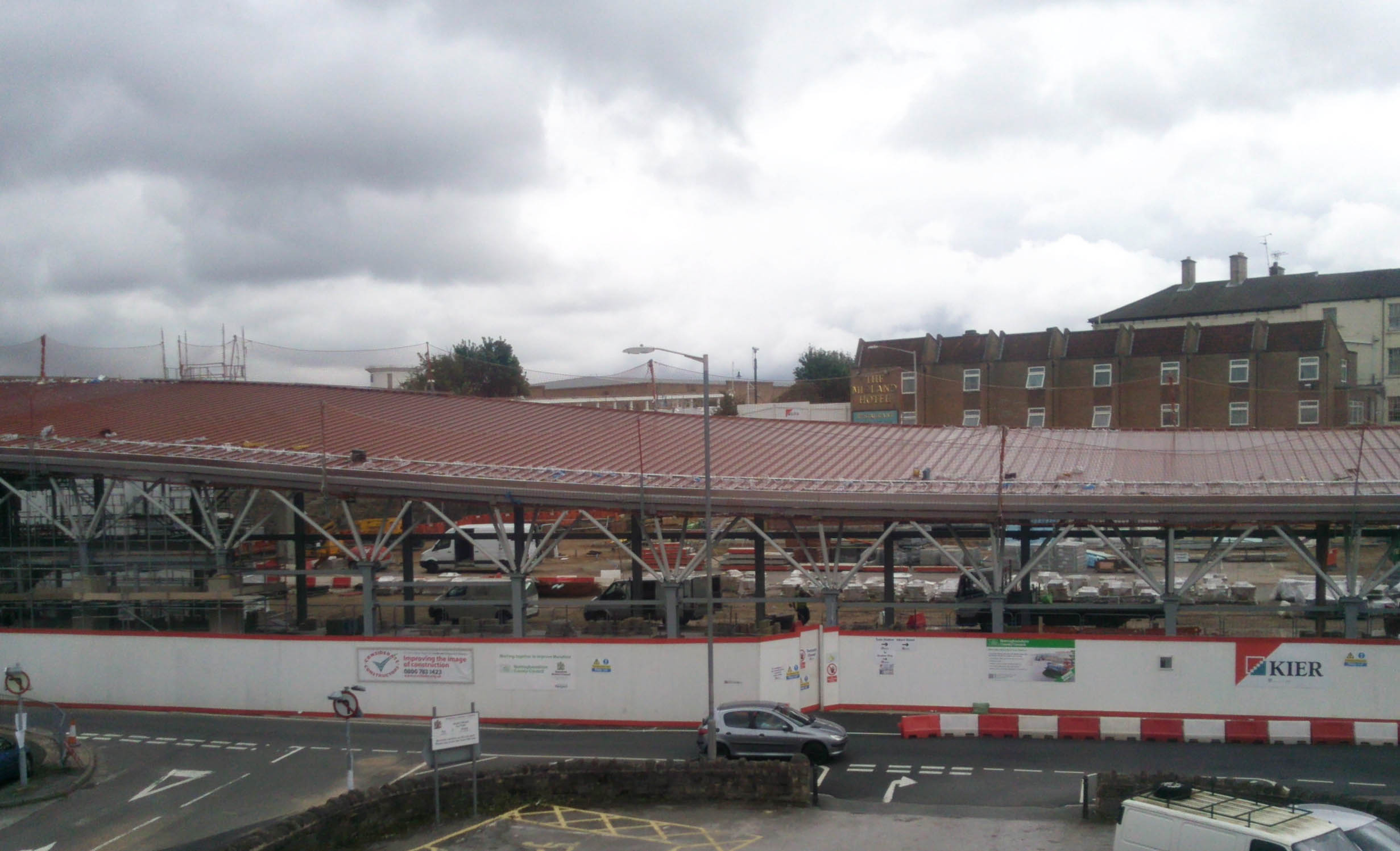 Mansfields new Bus Station in progress Public Services, Transport