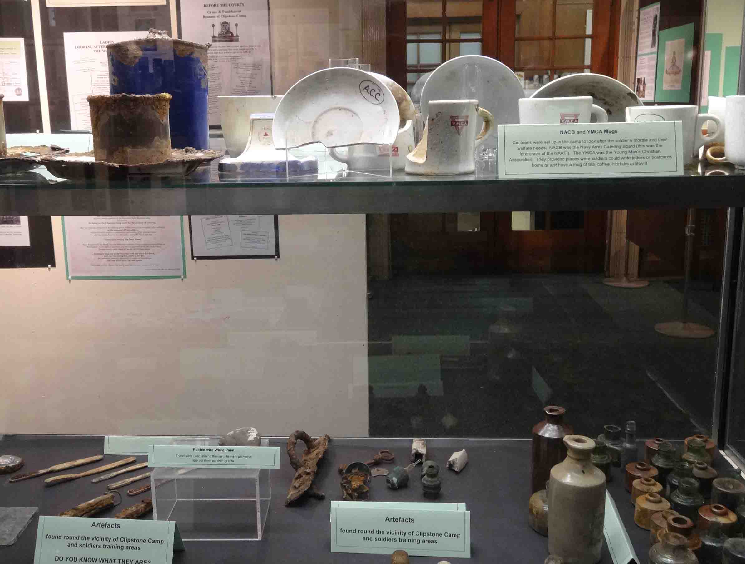 Clipstone Camp Exhibition Clipstone, Mansfield Leisure, World War I