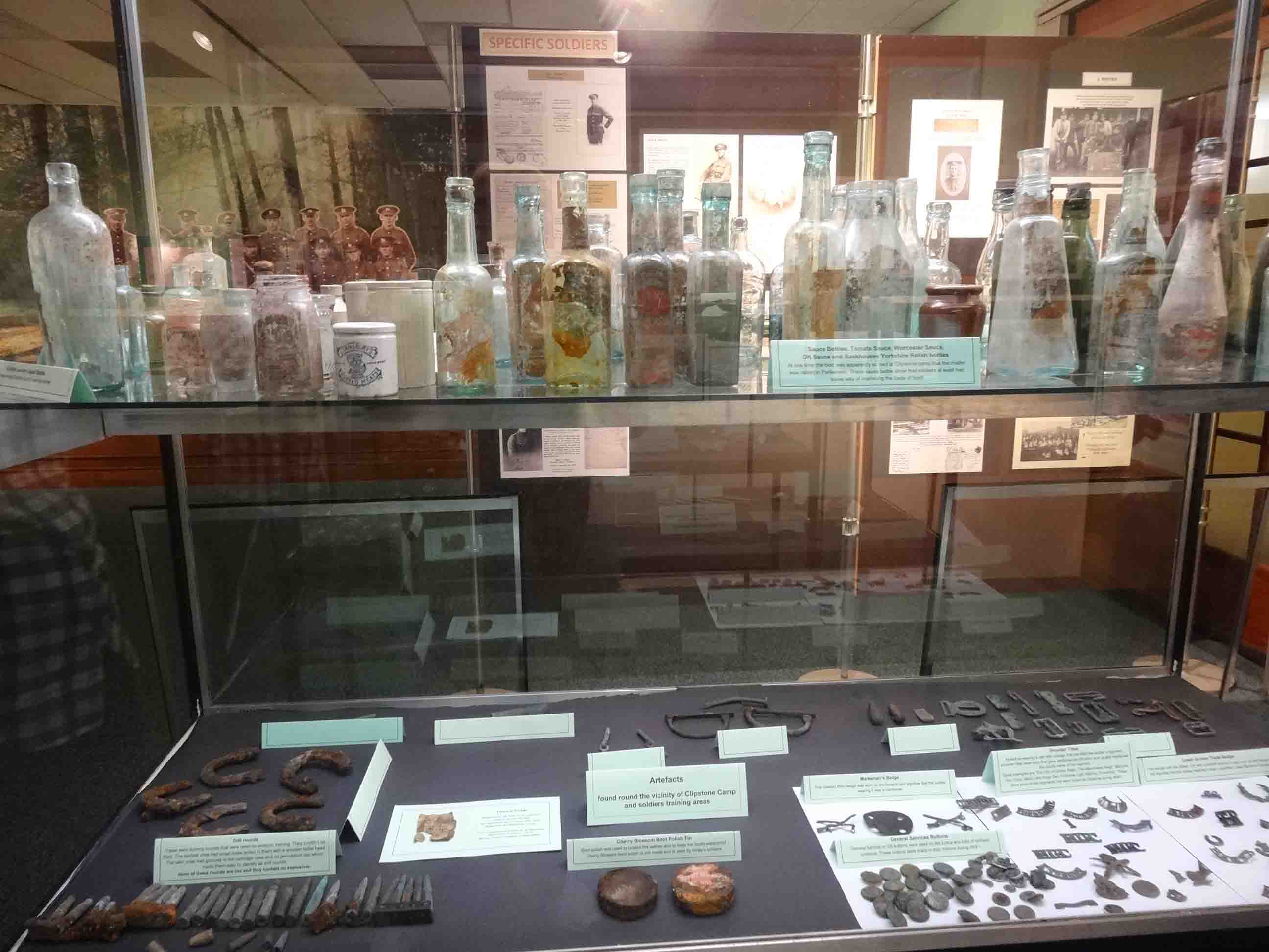 Clipstone Camp Exhibition Clipstone, Mansfield Leisure, World War I