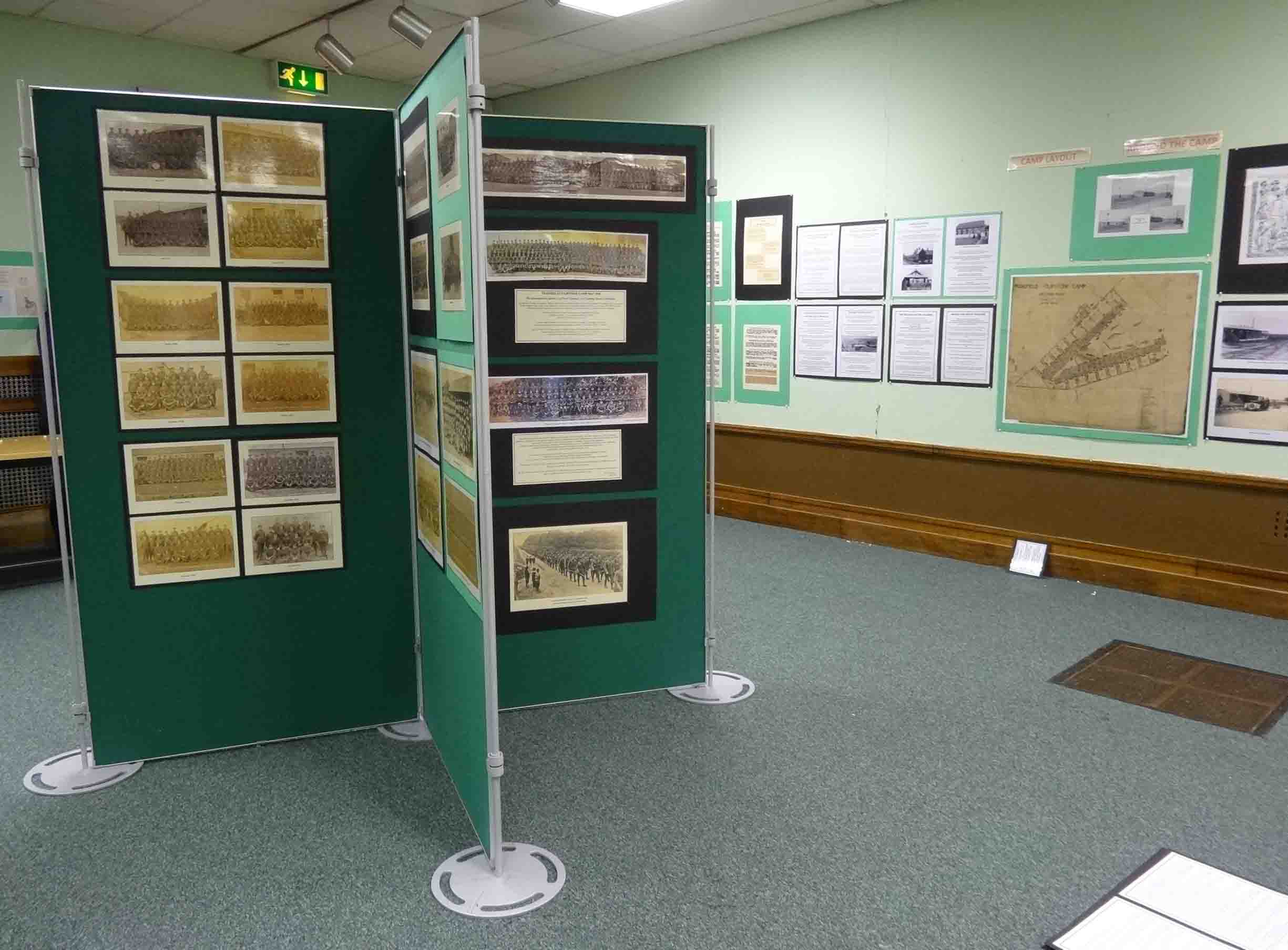 Clipstone Camp Exhibition Clipstone, Mansfield Leisure, World War I