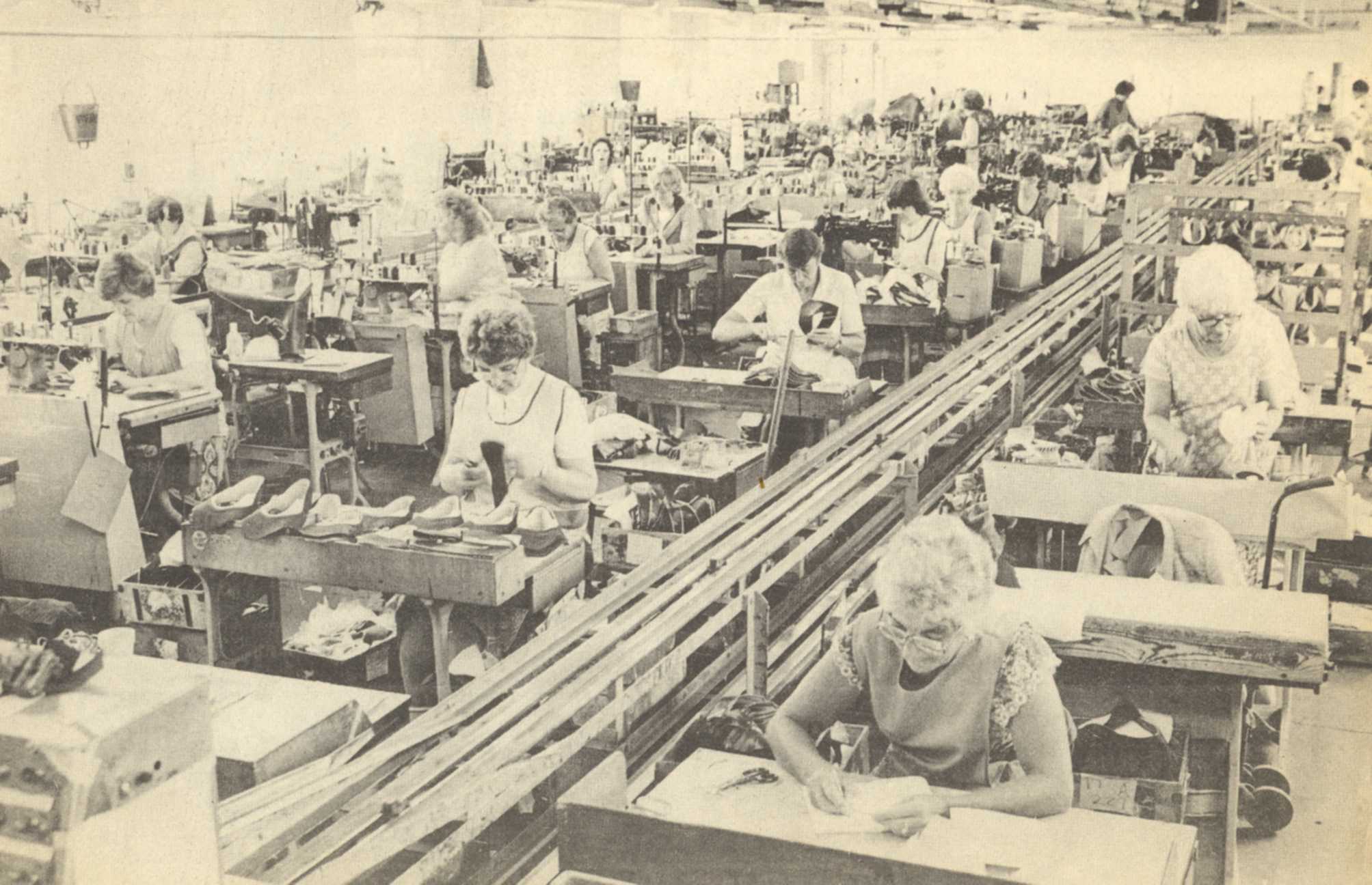 How were the shoes made? Industry, Mansfield Business Our Mansfield