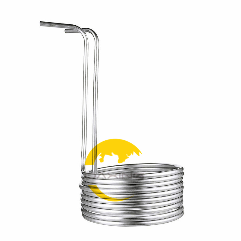 Stainless Steel Home Brewing Beer Immersion Wort Chiller Coil with Fittings DX12041