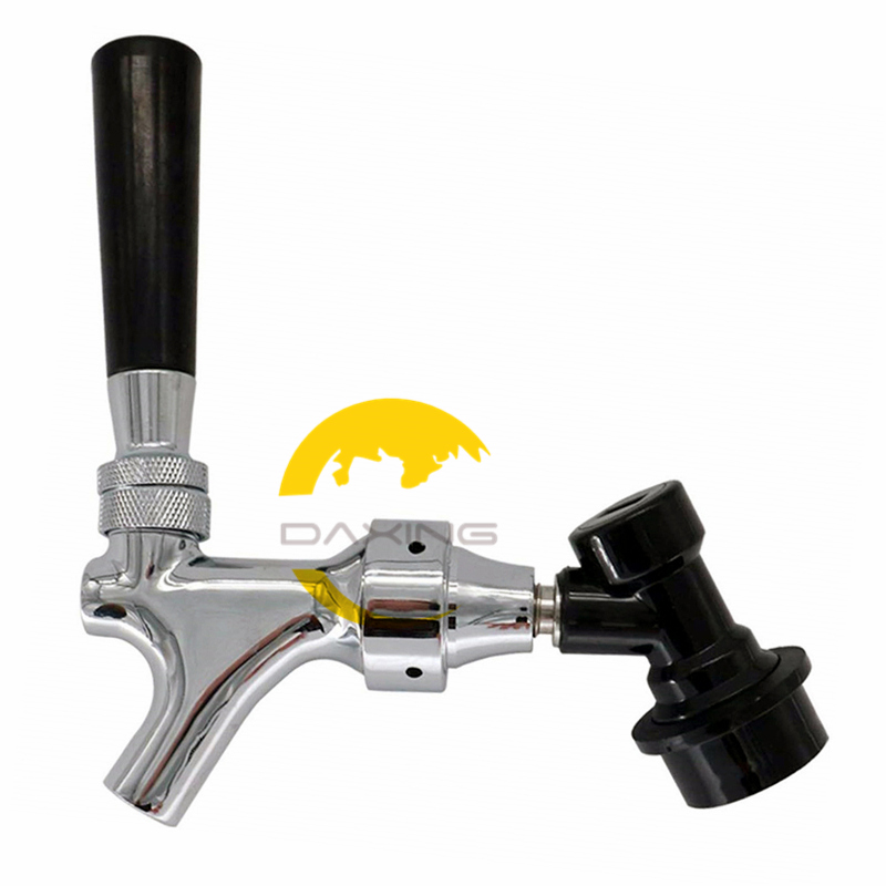 BeerTap with Liquid Ball Lock Quick Disconnect Assembly Chrome Beer