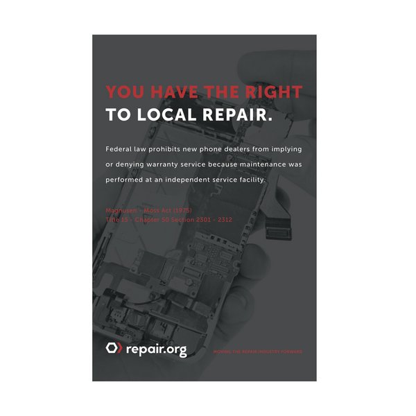 Right to Repair Poster iFixit