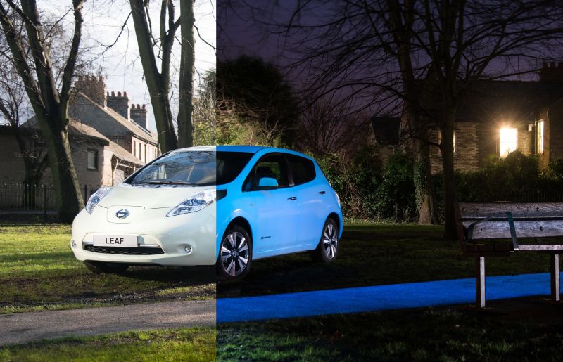Nissan's new take on car paint that glows in the dark CarSifu