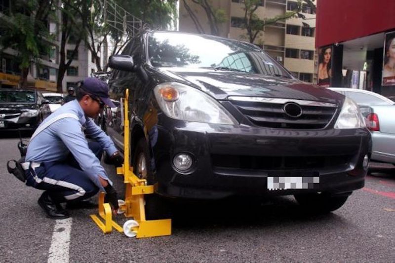 Wheelclamping in KL halted CarSifu