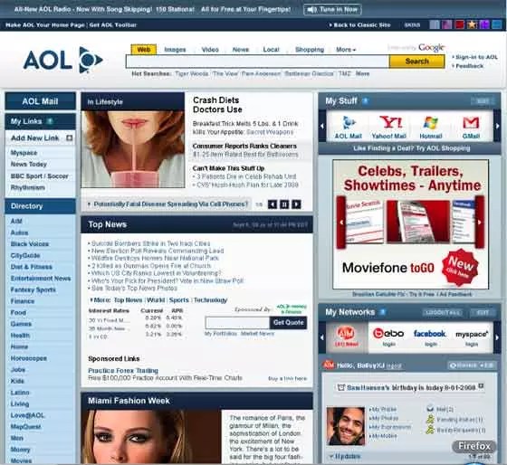 Report AOL to Revamp Homepage — SitePoint