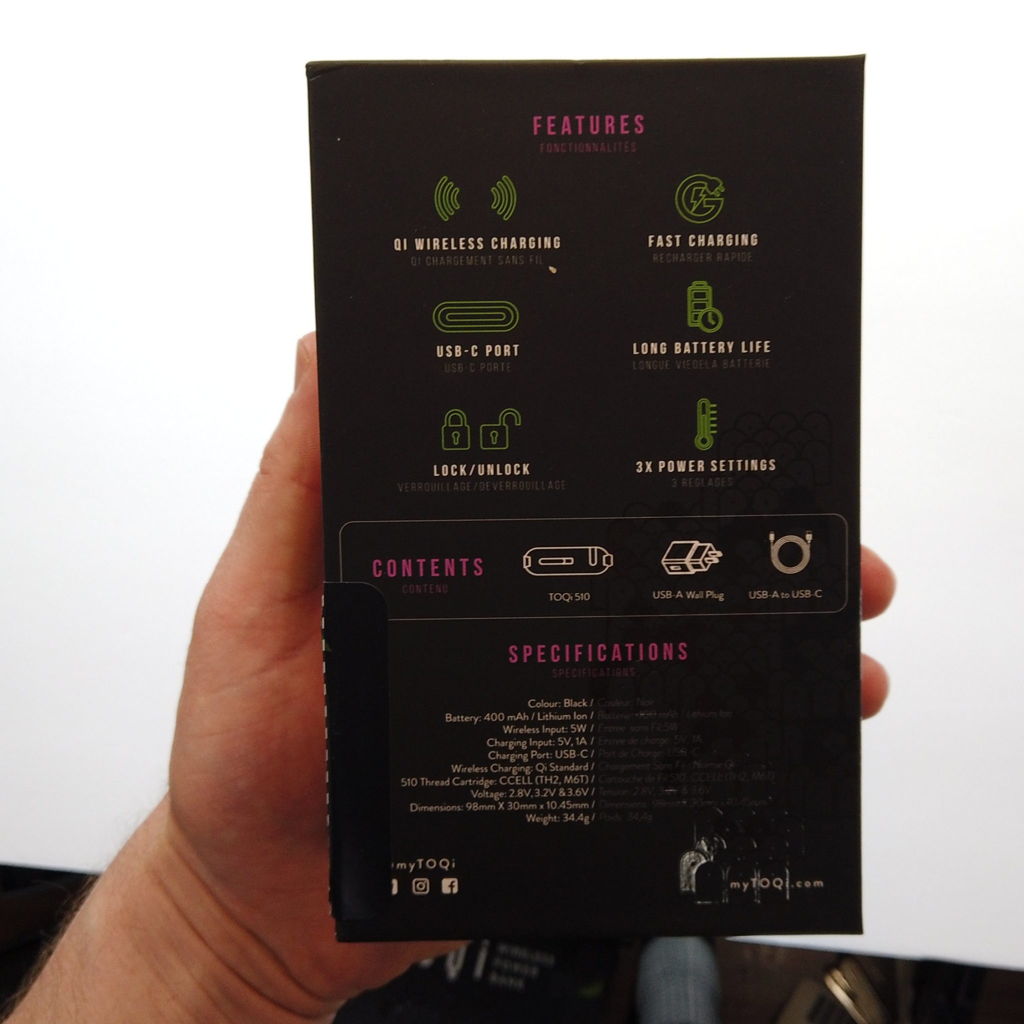 TOQi 510 Strong Hits, Unique Form Factor