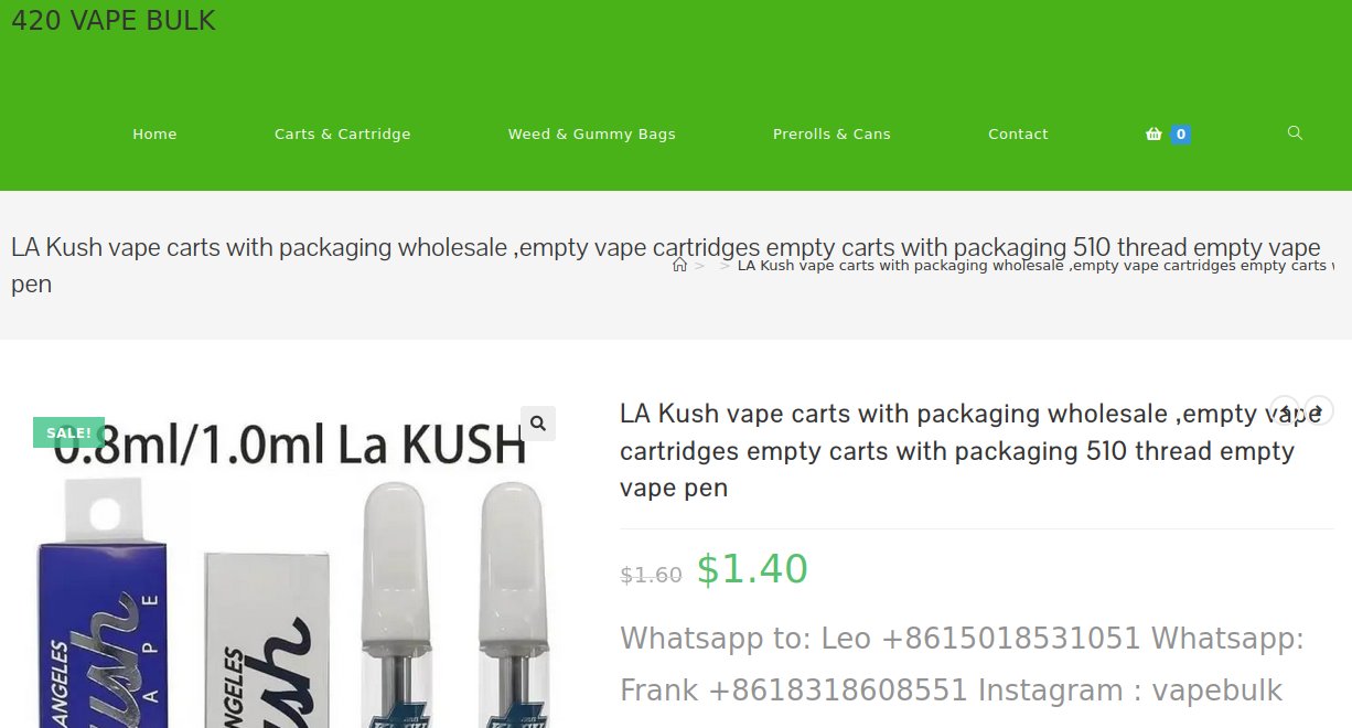 Look Out For Fake LA Kush Carts DabConnection