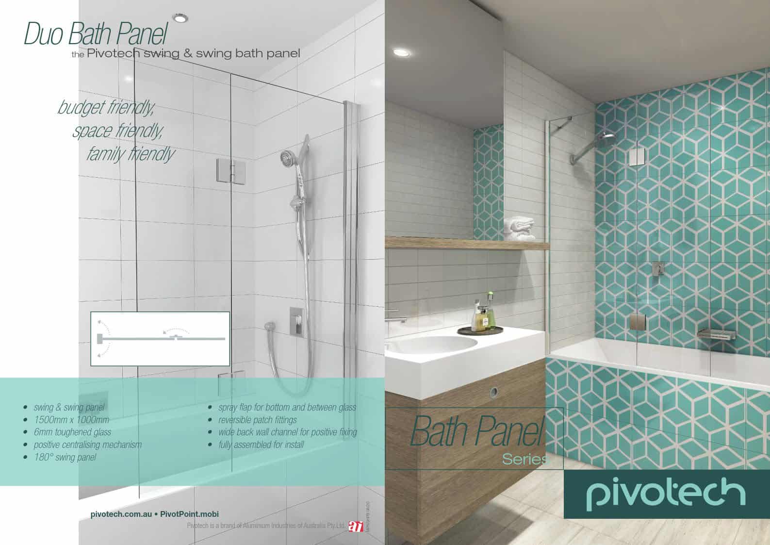 Glass Shower/Bath Panels Darwin DABSCO