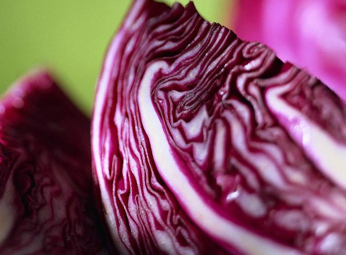 Засолка красной капусты кусками