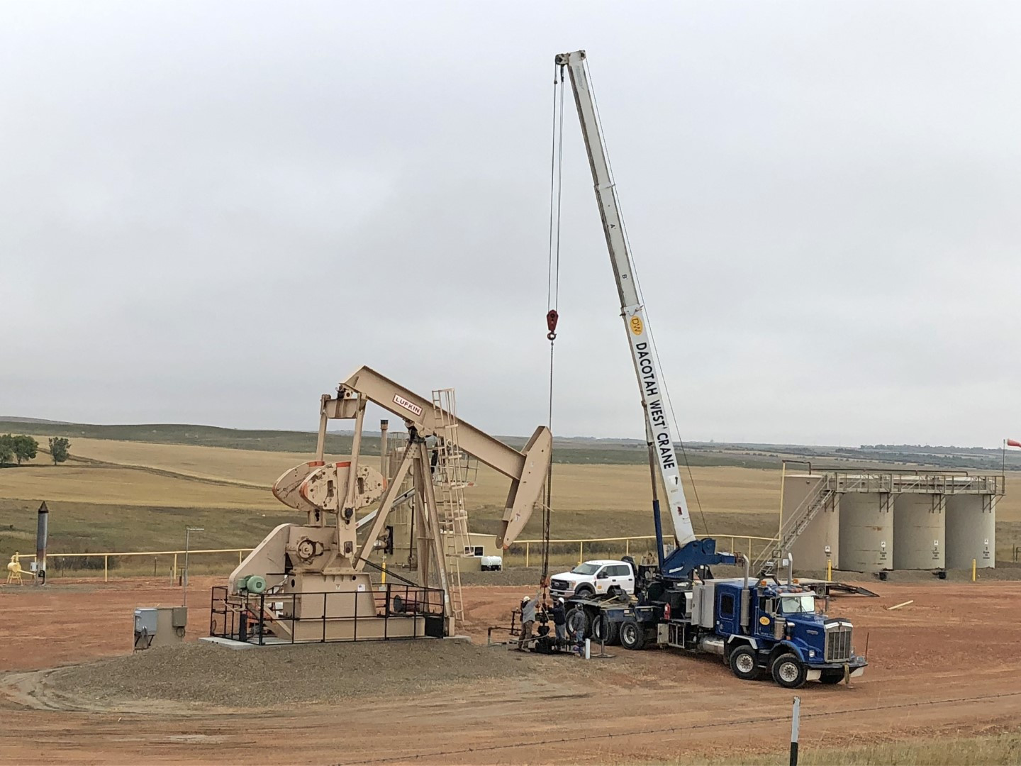 Cranes and Equipment At Work Dacotah West Crane Service