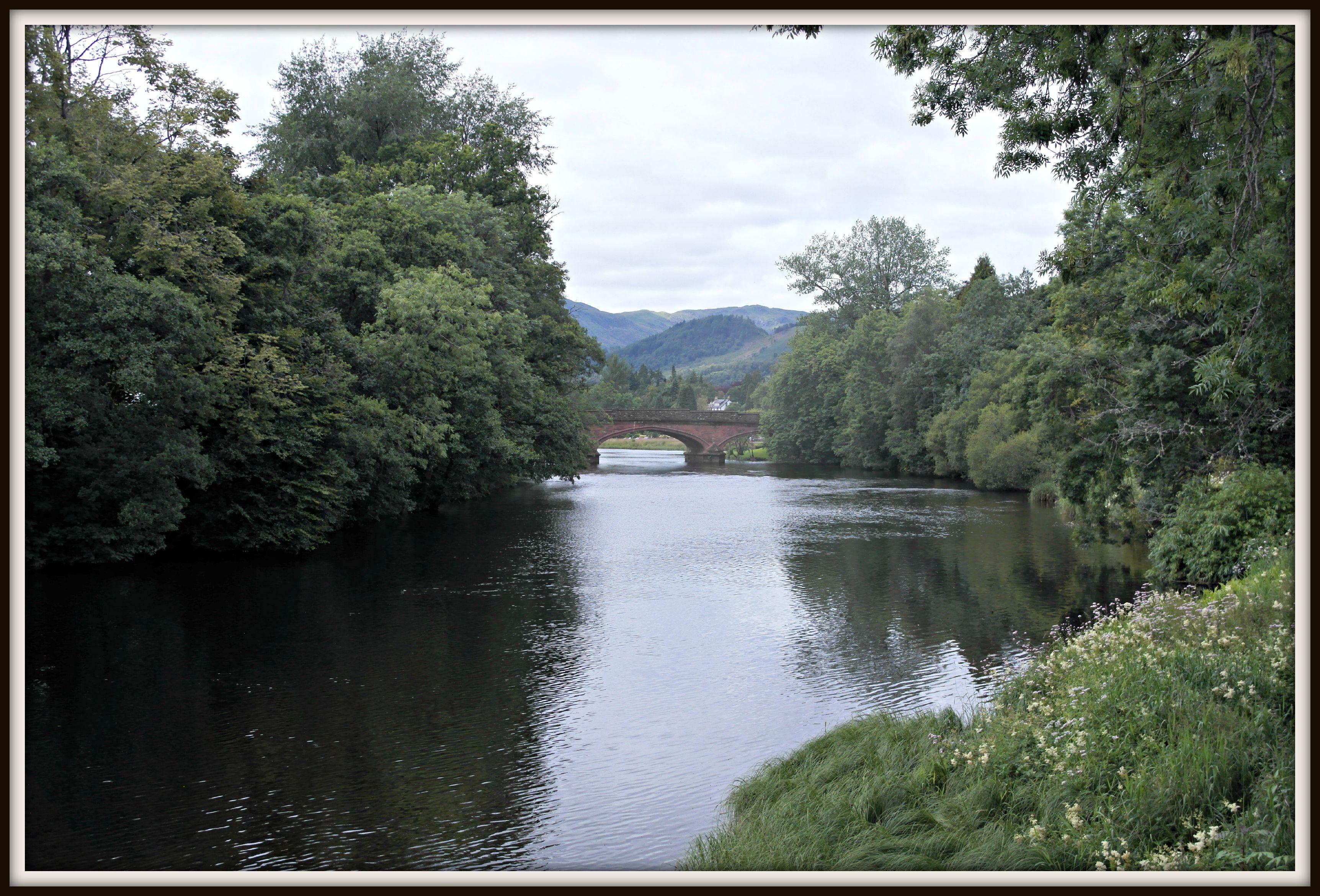 Riverside scene, Callander, Stirling Dad Blog UK