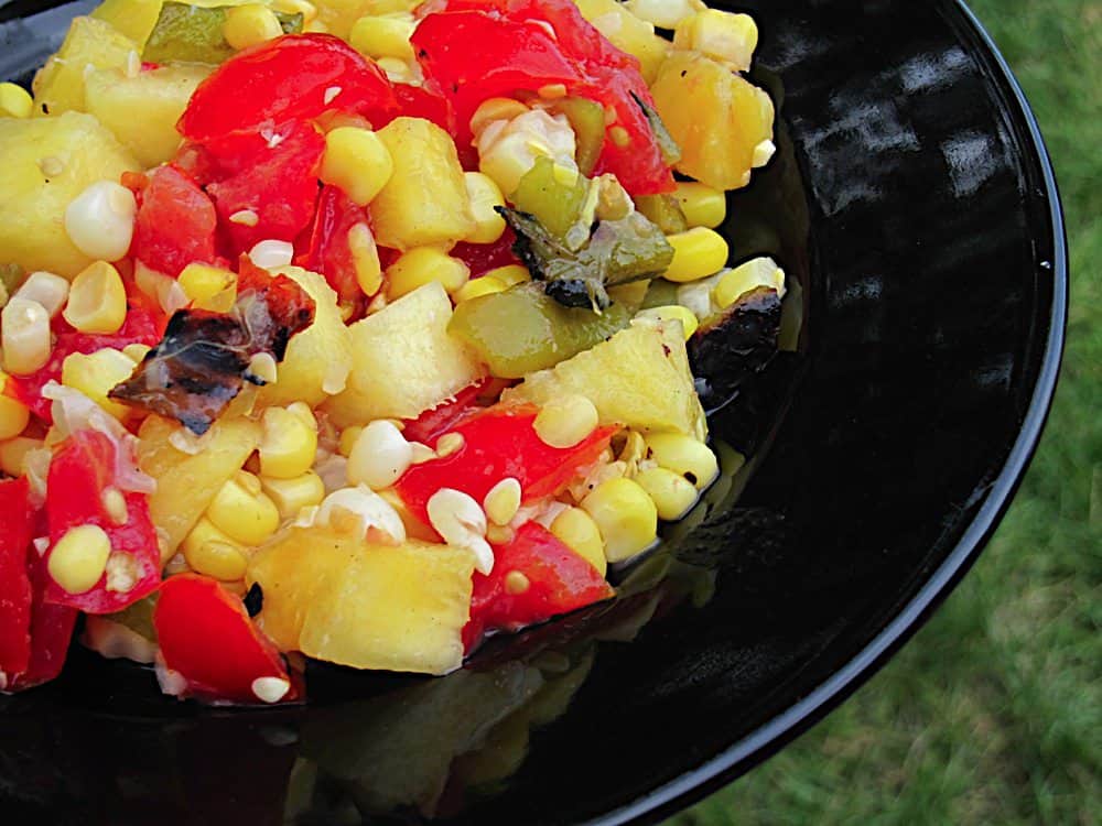 Grilled Corn and Pineapple Salsa Dad Cooks Dinner