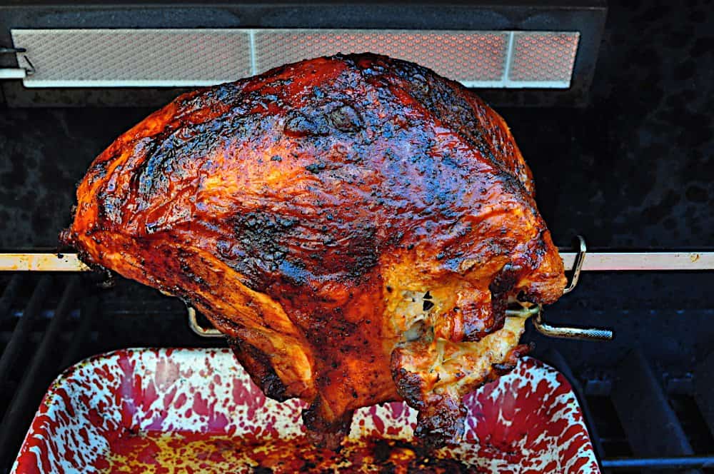 Rotisserie Turkey Breast with Spice Rub Dad Cooks Dinner