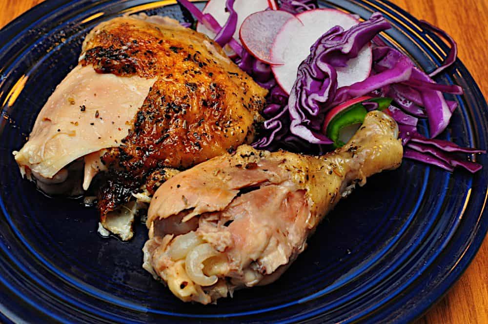 Slow Cooker Chicken Legs with Herb Rub Dad Cooks Dinner