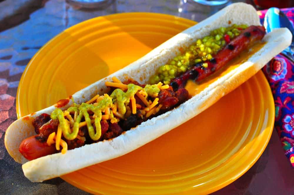 Grilled Foot Long Hot Dogs Dad Cooks Dinner