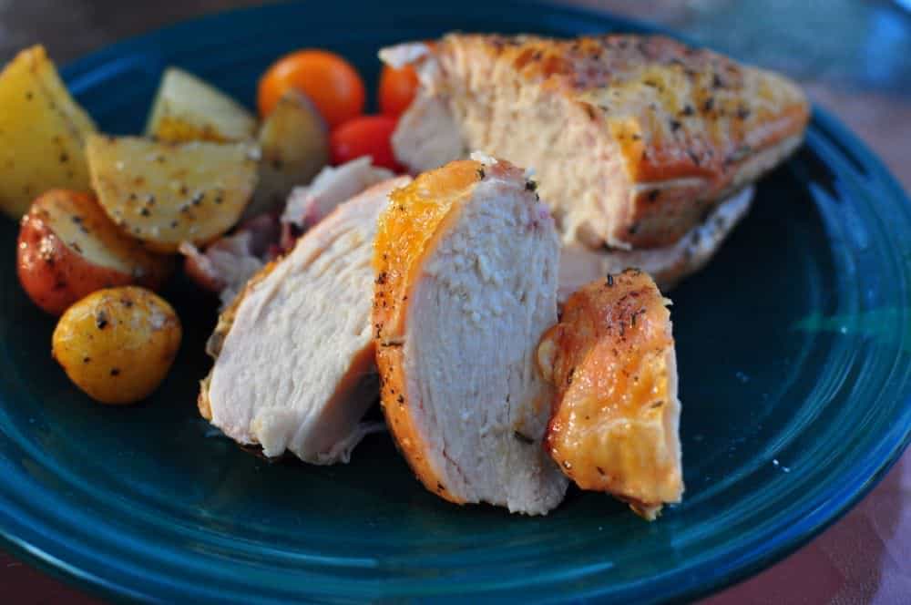 GrillRoasted Chicken Breasts Dry Brined with Herbs Dad Cooks Dinner