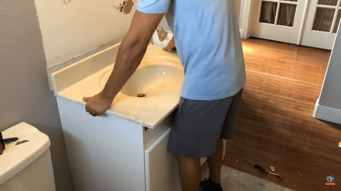 How to Remove a Bathroom Vanity? Daddicated