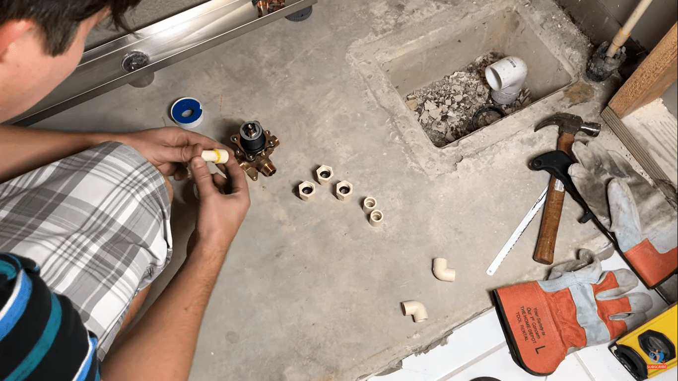 How to Replace a Copper pipe with CPVC Pipe in a Shower? Daddicated