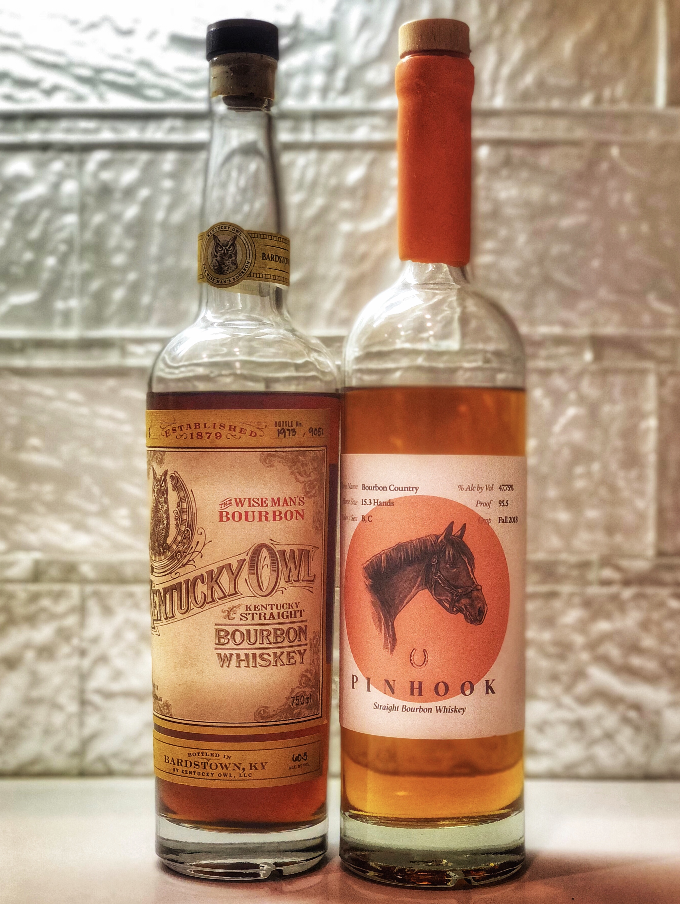 KY Owl Batch 8 and Pinhook Bourbon Country Dads Drinking Bourbon