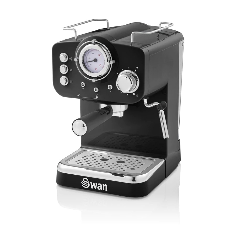 Swan 'Nordic' Retro Espresso Machine Review DadStuff