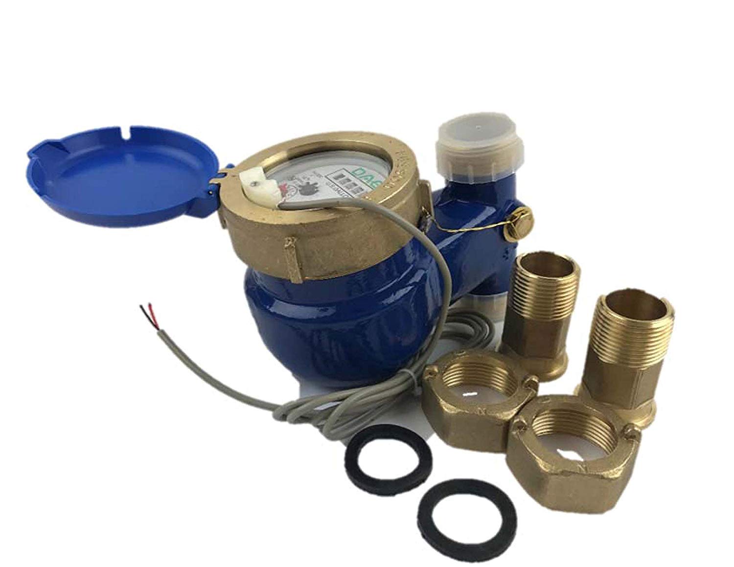DAE V100P 1” Vertical Water Meter with Pulse Output, Measuring in