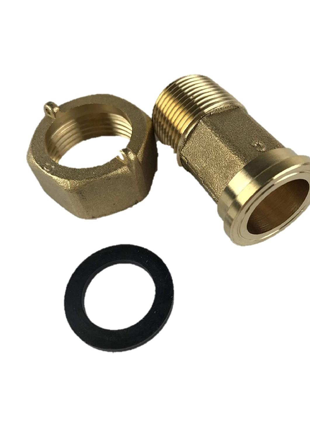 DAE C75 1pcs 3/4″ Water Meter Coupling, 3/4″ Male NPT, 1″ Female NPSM