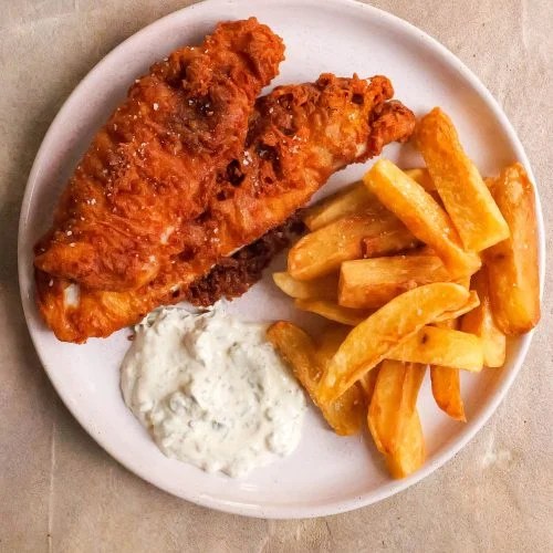 Classic Fish and Chips with tartar sauce Daen's Kitchen