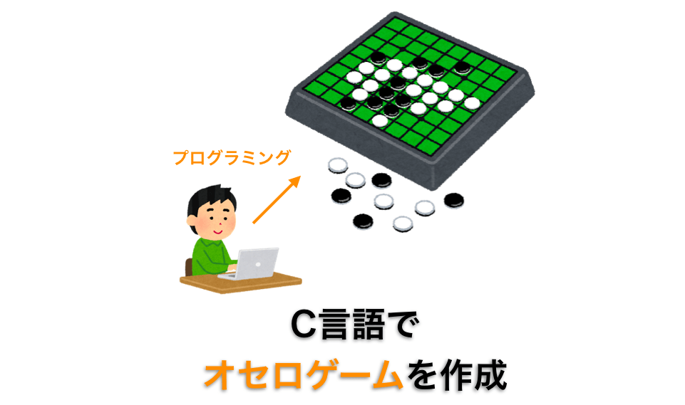 C言語でオセロゲームを作成 だえうホームページ