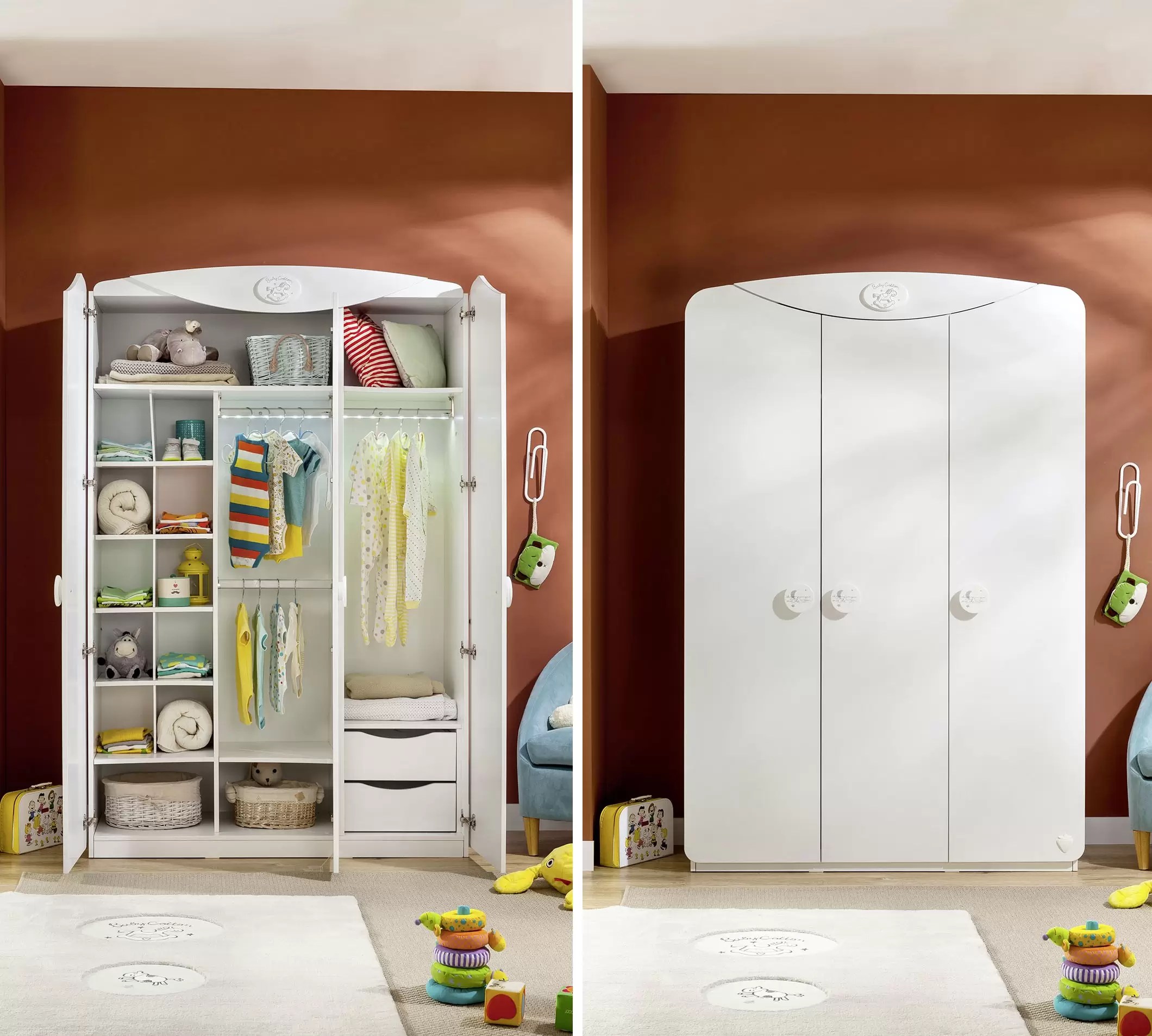 Armadi Baby Camerette neonati online Dafne Italian Design