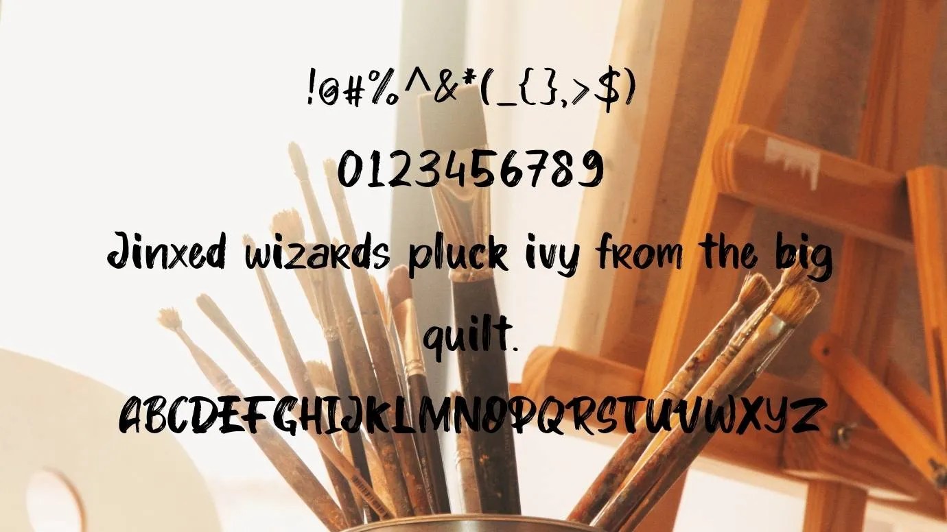 Paintbrush Font Free Download